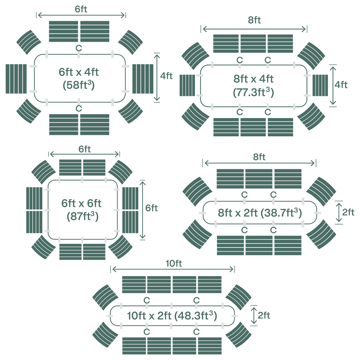 Birdies Large Raised Garden Bed, 29” Tall