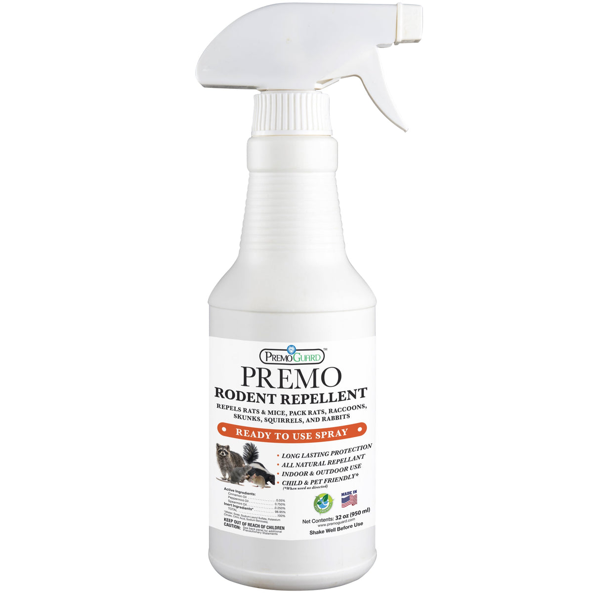 Premo Rodent Repellent - ready to use spray.
