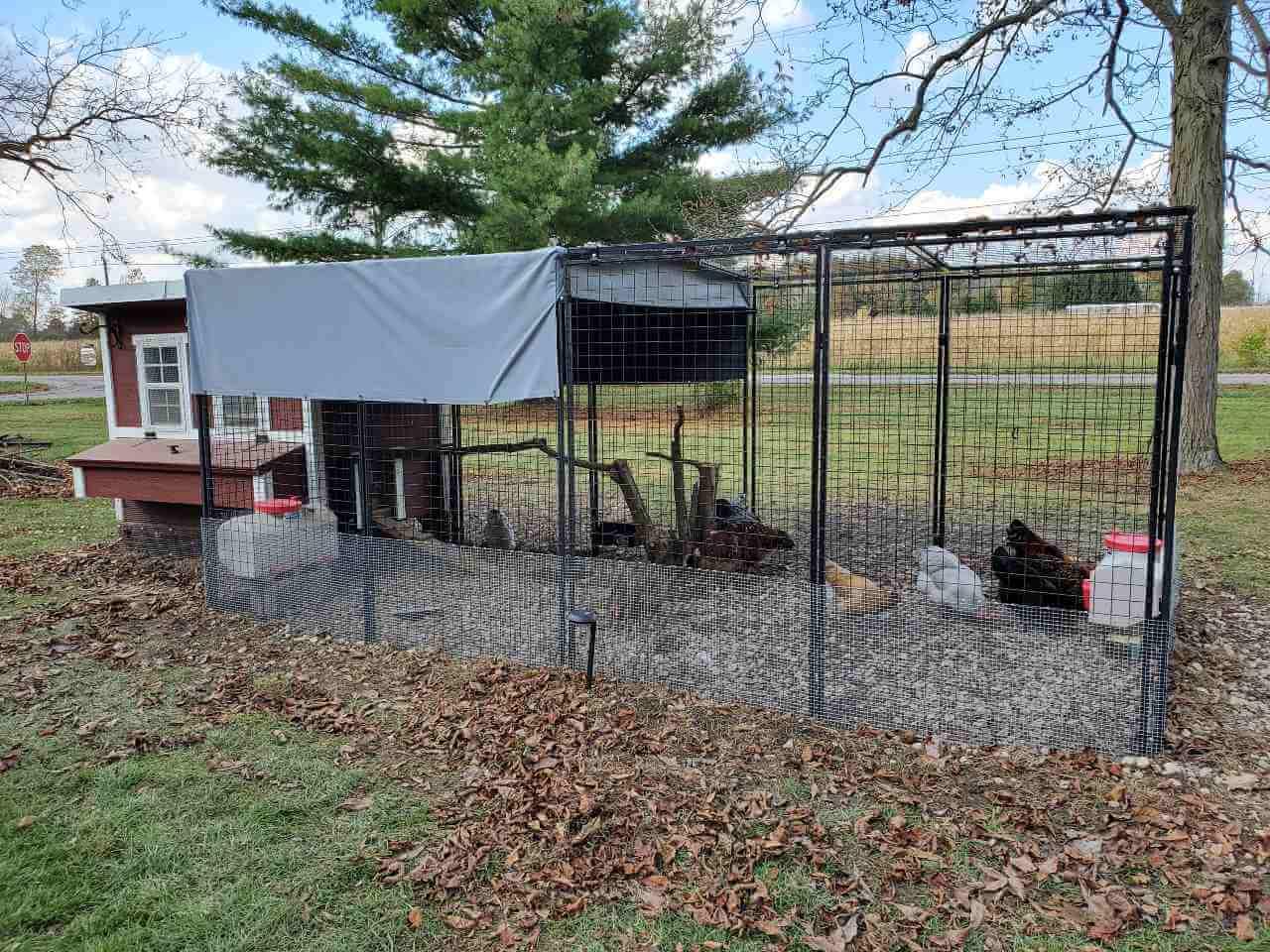 OverEZ Walk-In 15 ft. Chicken Run (6'6"W x 15'L x 6'3"H)