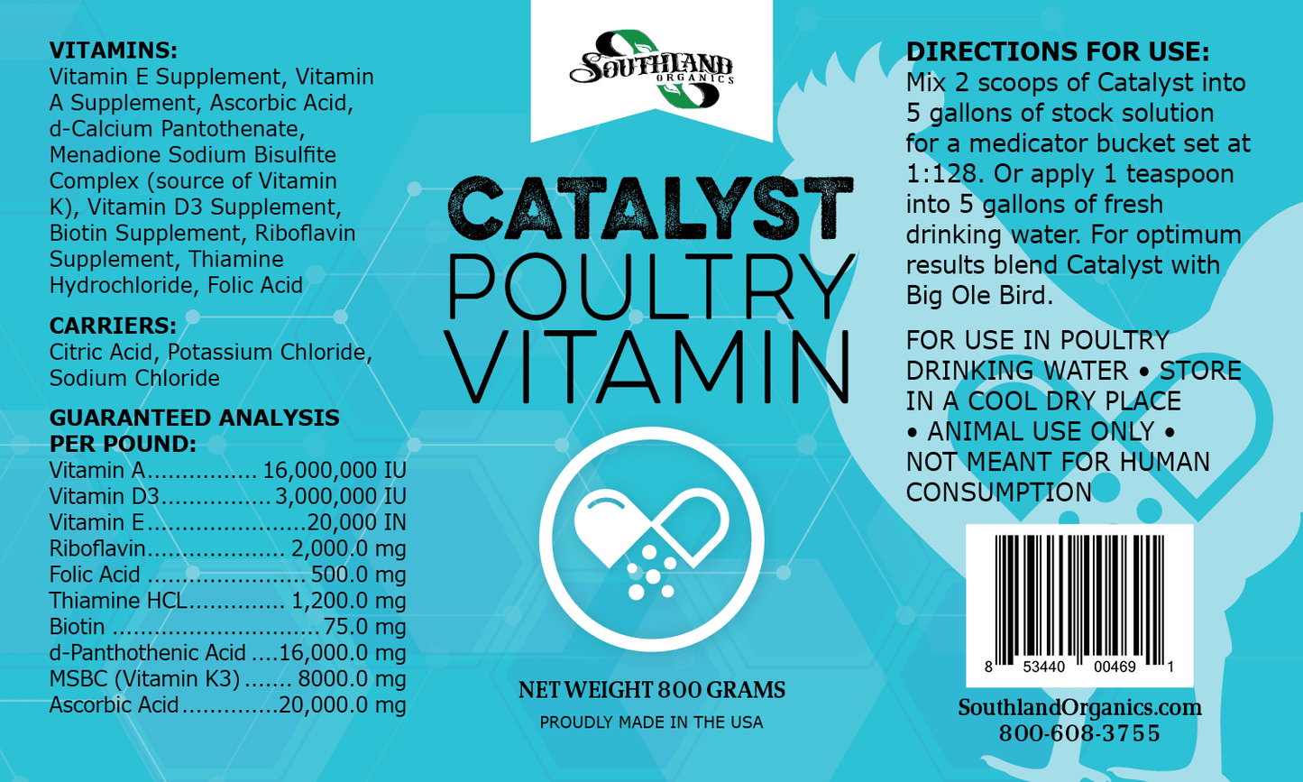 Catalyst | Poultry Vitamin Powder Supplement, 800 g