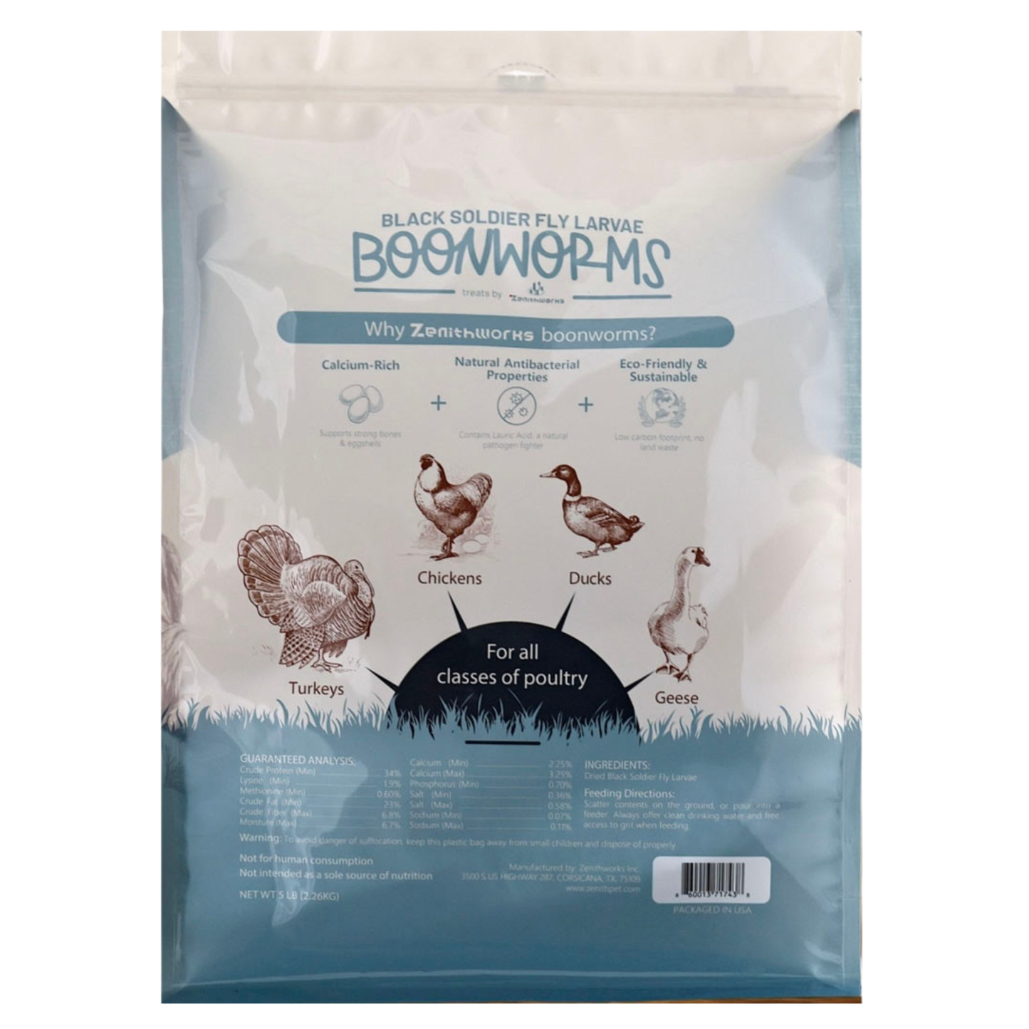 Boonworms Black Soldier Fly Larvae, 2 sizes