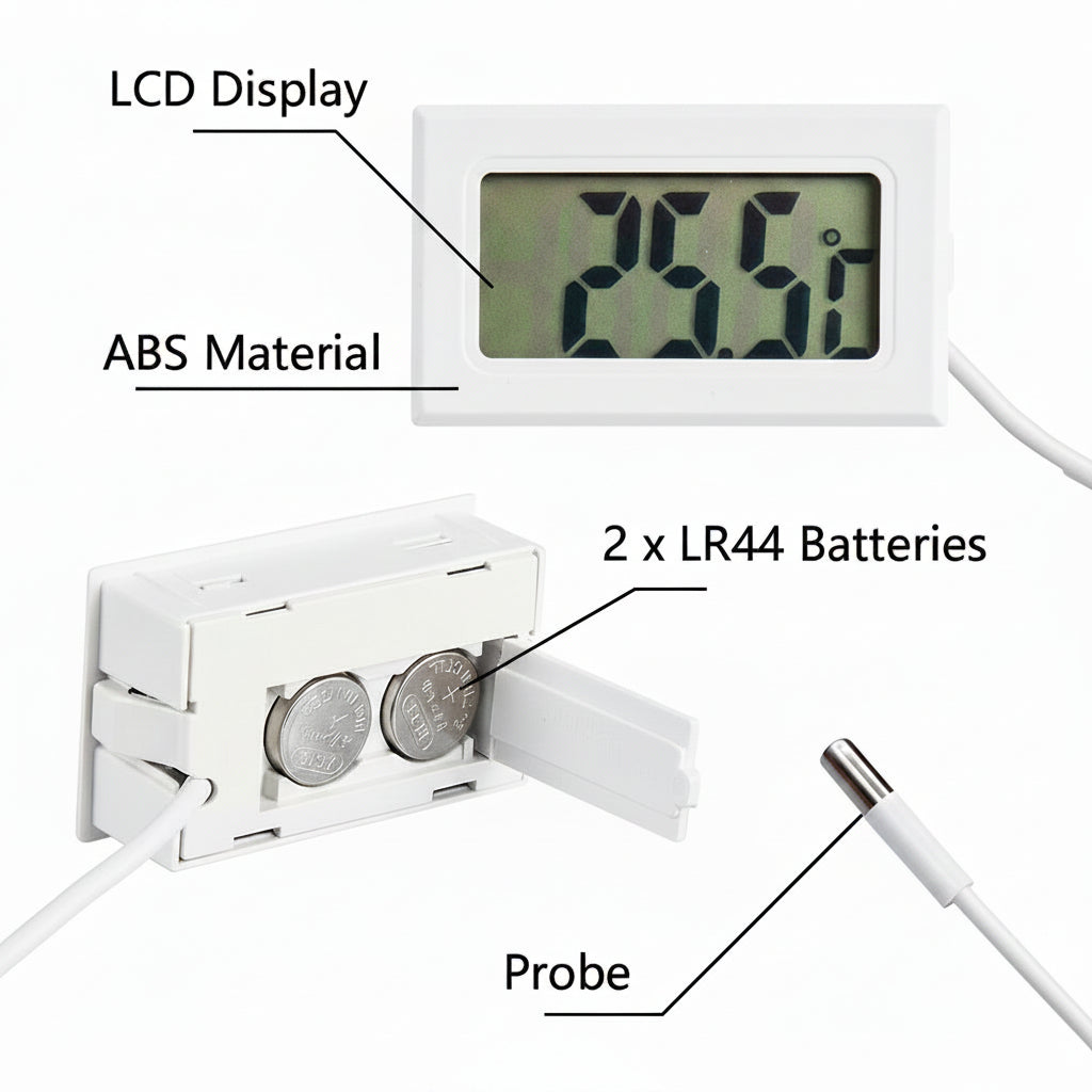 Mini Digital LCD Thermometer for Chick Brooder/Incubator