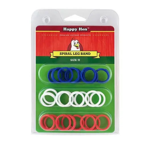 Poultry Identification Leg Bands (24 Pack, Size 11)