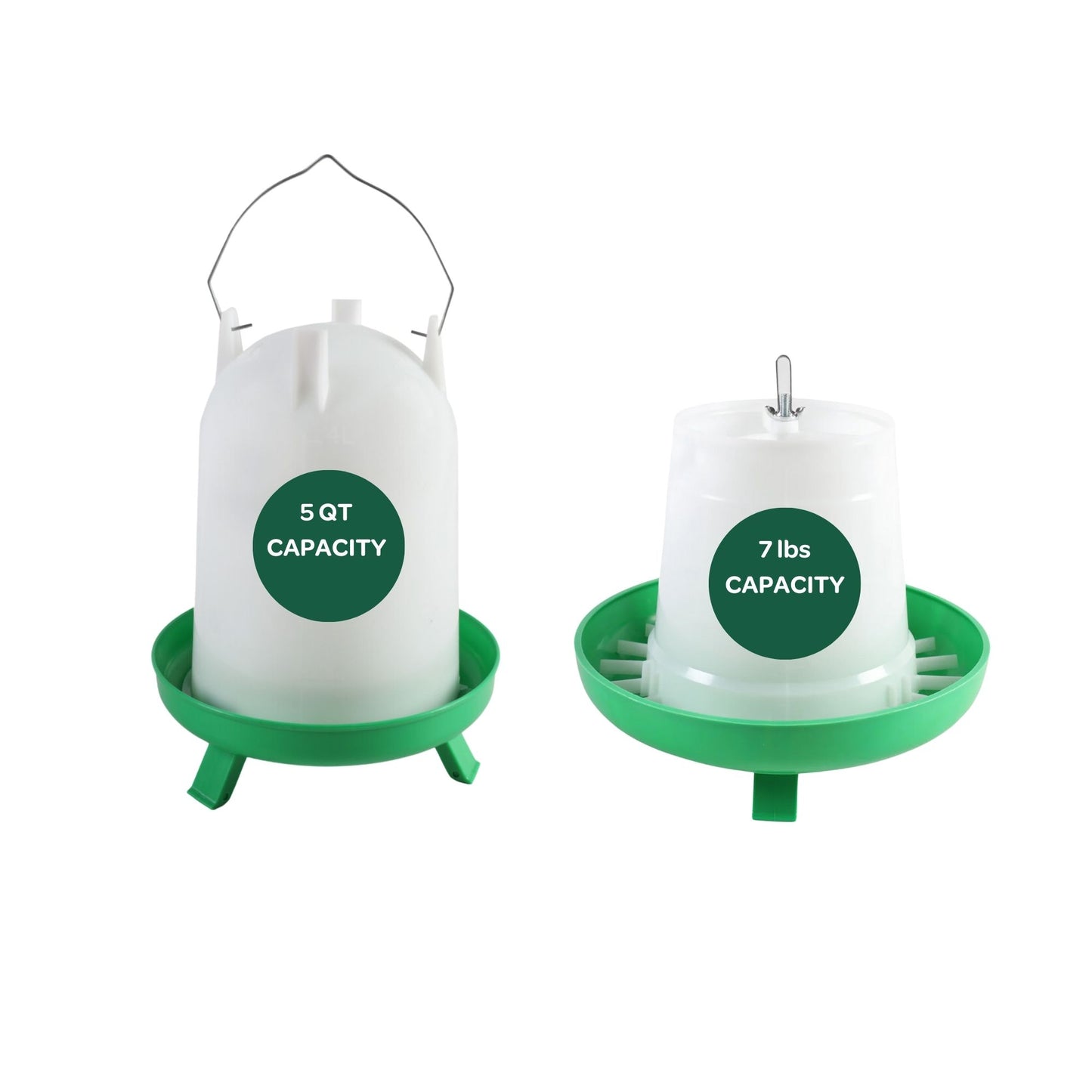 Small Flock Chicken Feeder/Waterer Set