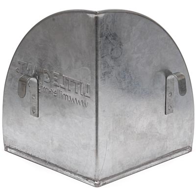 Galvanized Corner Chicken Feeder