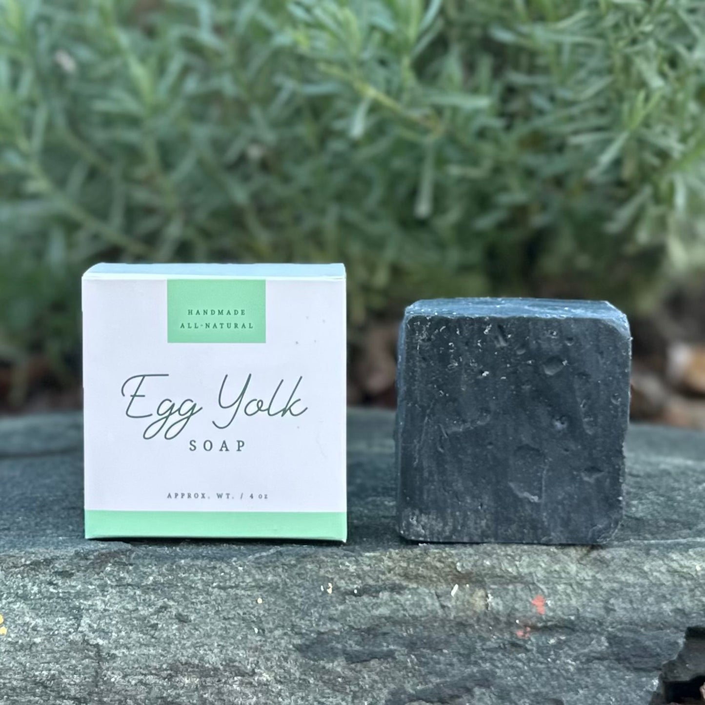 Lavender Mint Charcoal Egg Yolk Soap
