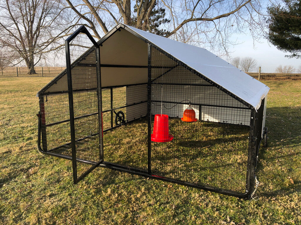Porta-Coop 10'x 12' Heritage Coop (60 chickens) w/Roosting Bar