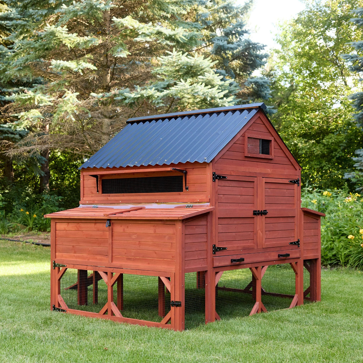 Brahma Chicken Coop + Optional Run (15-18 chickens)