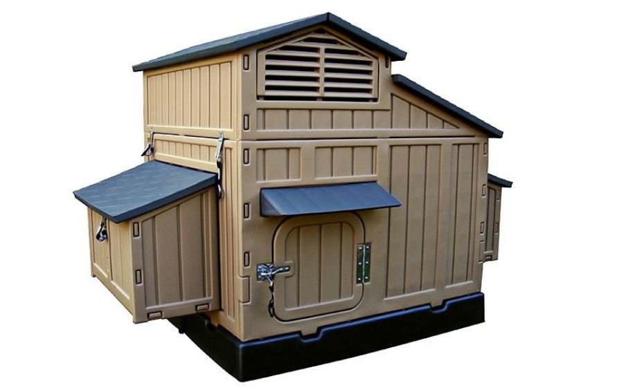 Snap Lock Formex Chicken Coop, Large Tan (Up to 8 Chickens) - My