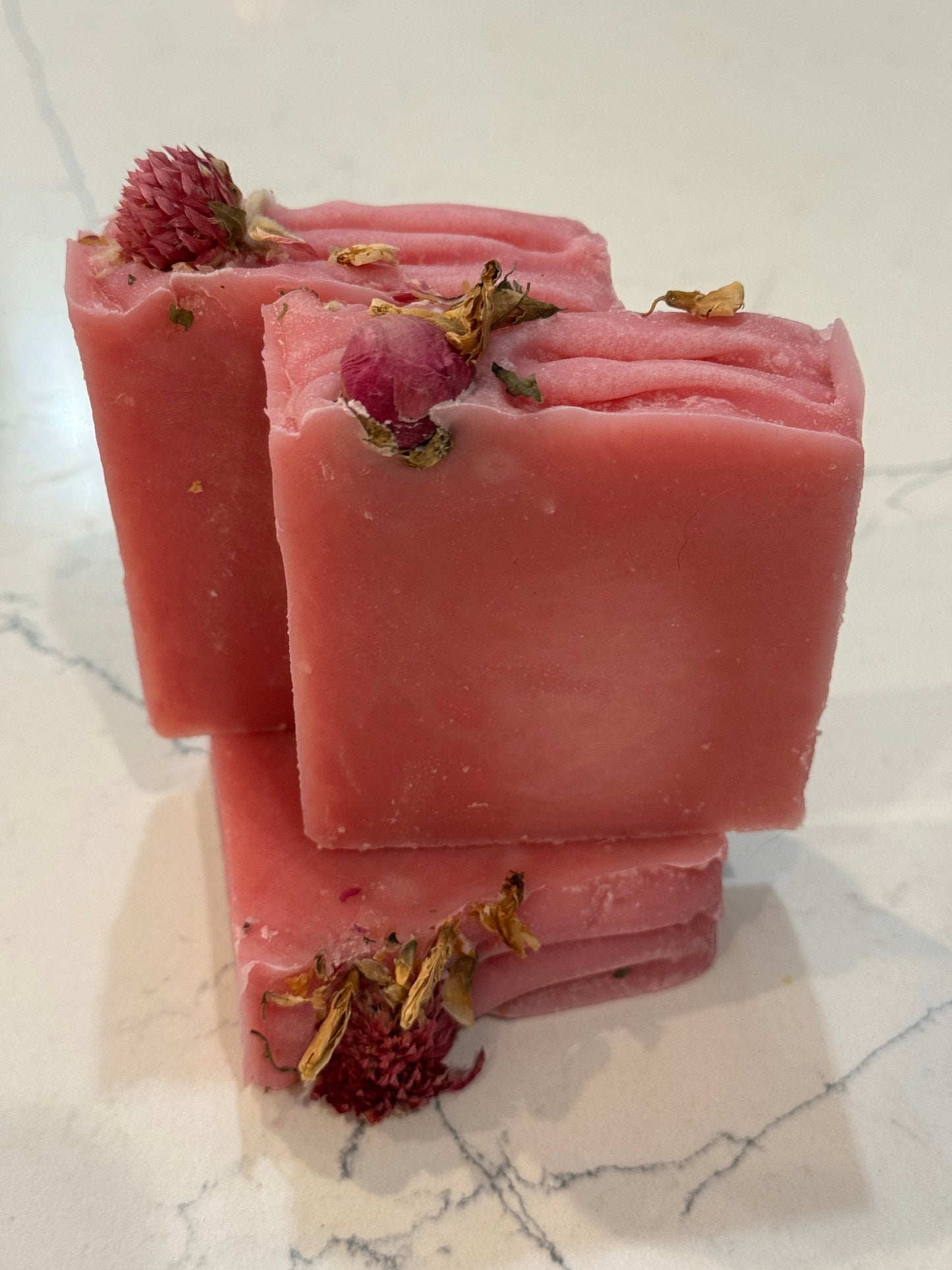 Botanical Collection Gift Set of Goat Milk Luxury Handmade Soap with Botanicals