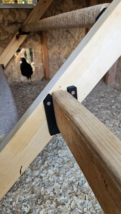 Chicken Roost Bar Mount Bracket (Pair)