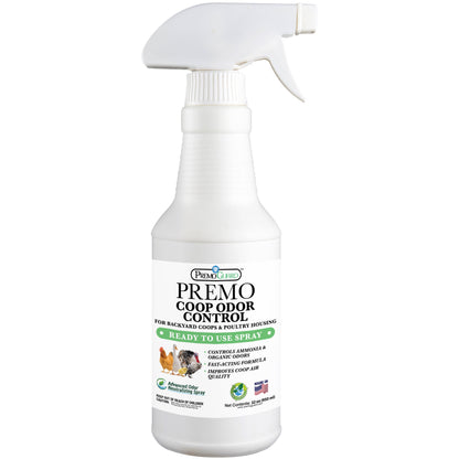 Chicken Coop Odor Control Spray | Neutralizes Ammonia Smell | Premo Guard