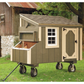 Custom Amish-Built 3'x5' Lean-To Chicken Coop