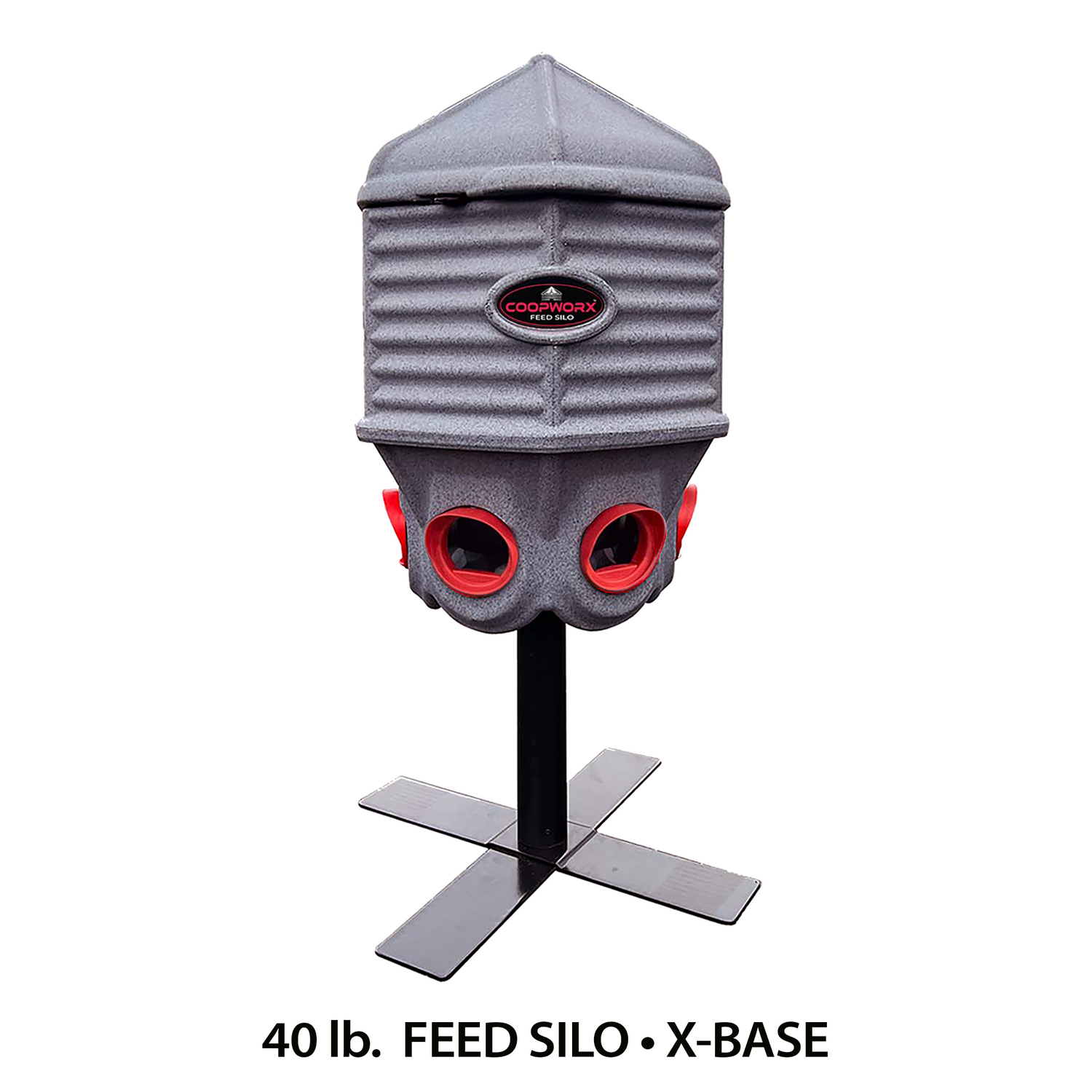 CoopWorx Feed Silo, 40 lb Capacity