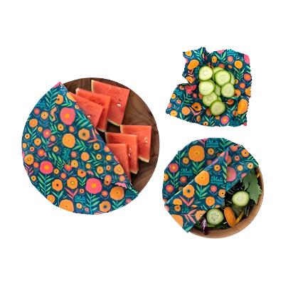 Beeswax Food Wrap - Fall Bloom Print