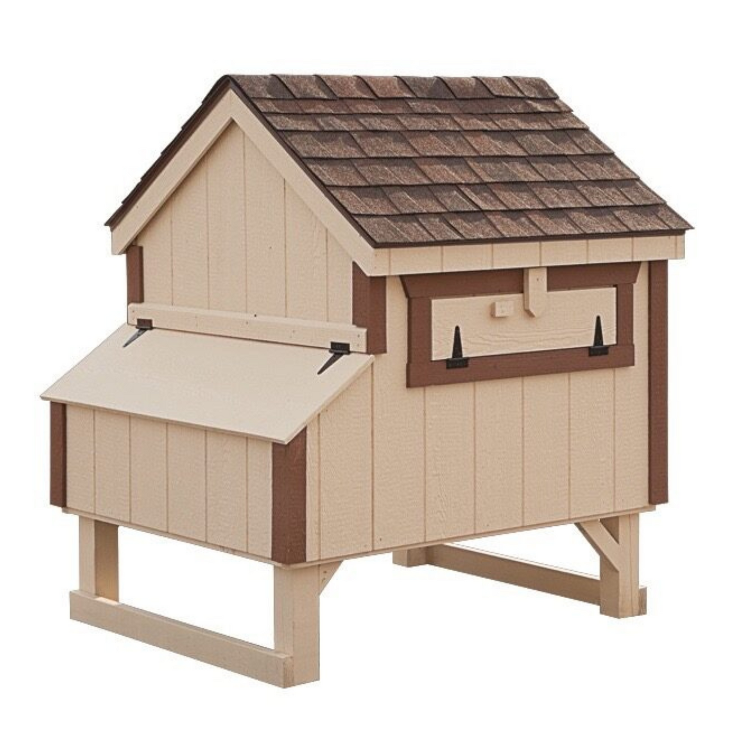 Custom Amish-Built 4'x4' A-Frame Chicken Coop