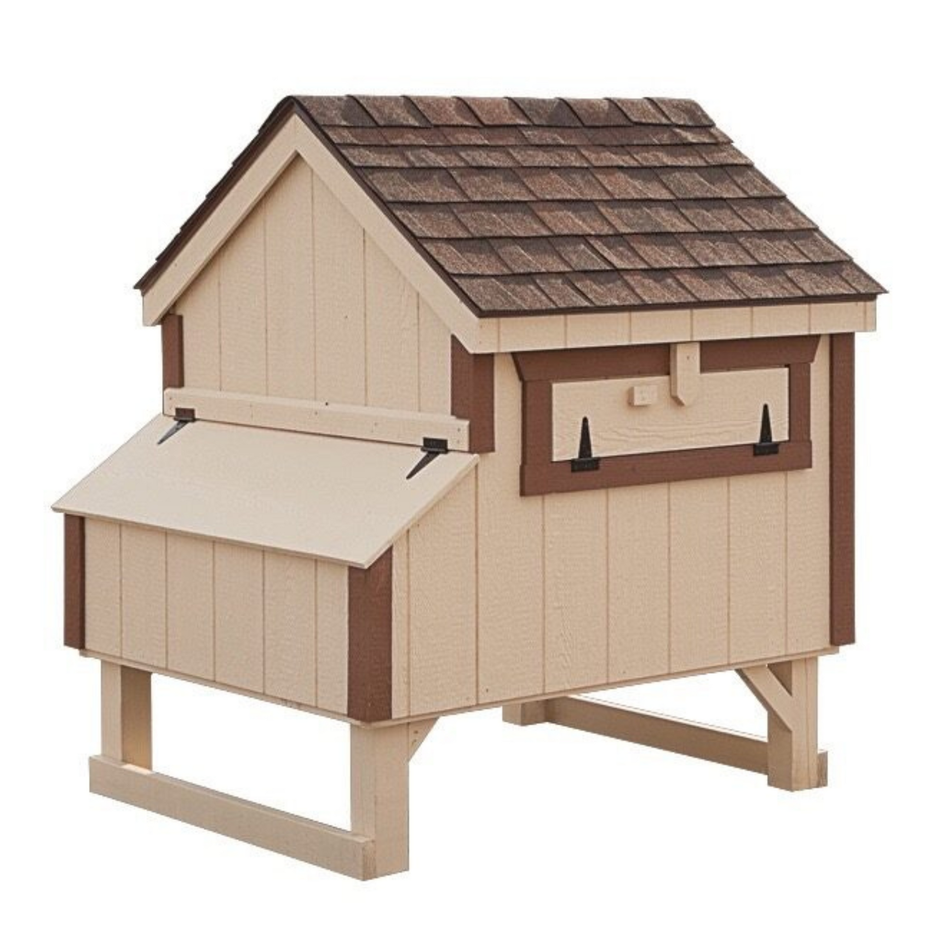 Custom Amish-Built 4'x4' A-Frame Chicken Coop