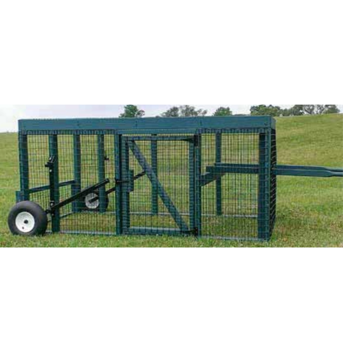 Custom Amish-Built 5'x7'x3' Chicken Run