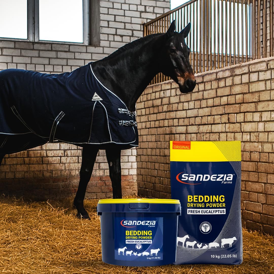 Sandezia Bedding Drying Powder - Odor Eliminator, Fresh Eucalyptus
