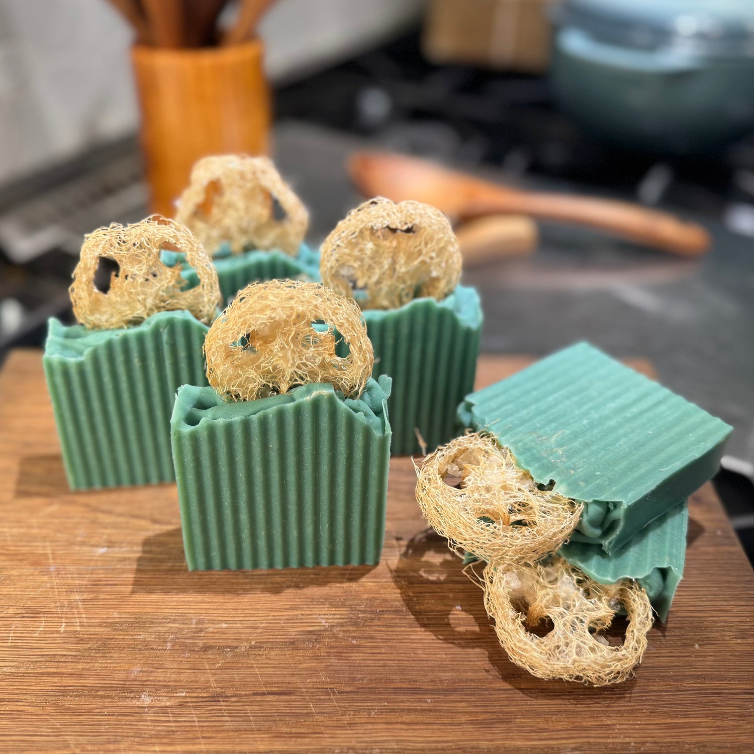 Ocean Avenue Goat Milk Luxury Handmade Soap with Loofah