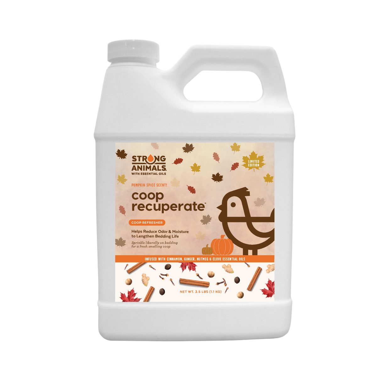 Coop Recuperate Pumpkin Spice limited edition coop refresher, 2.5 lb jug