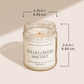 Love You Soy Patterned Candle - Clear Jar - 9 oz