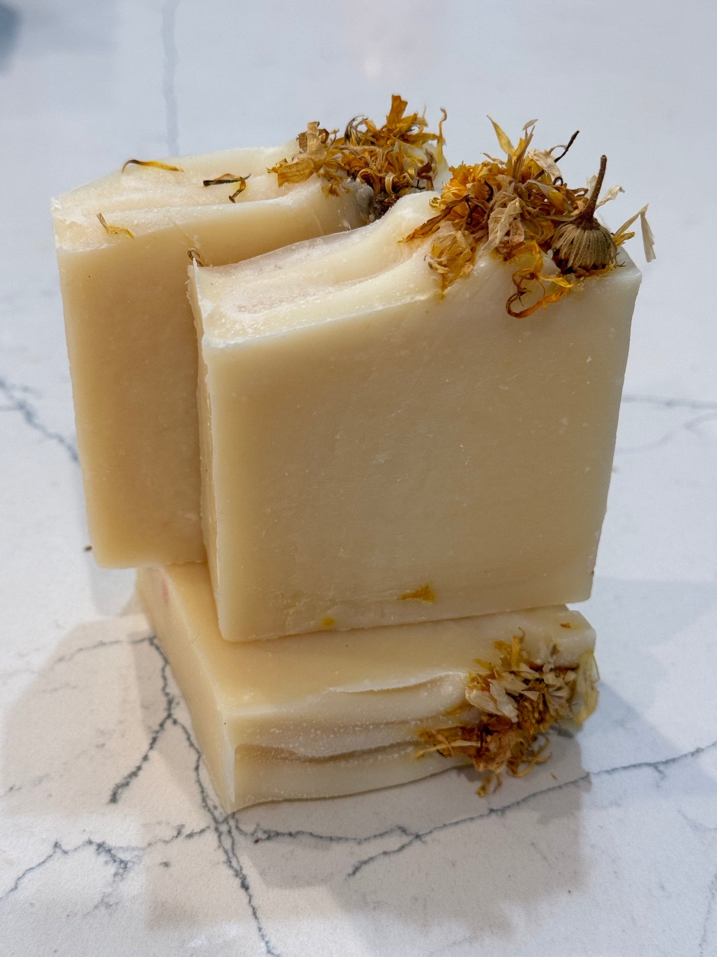 Botanical Collection Gift Set of Goat Milk Luxury Handmade Soap with Botanicals