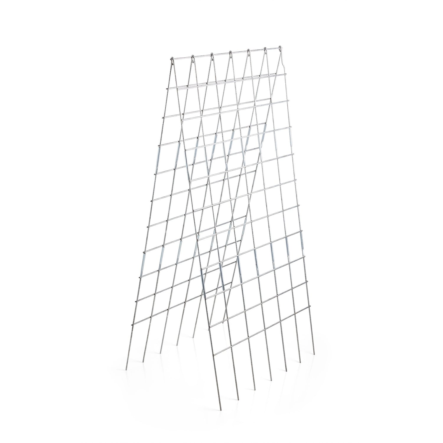 Folding A-Frame Trellis Support For Plants
