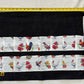 Black Denim Egg Apron with Chicken Print Pockets - 14 Pockets Hand Sewn!