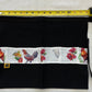 Black Denim Egg Apron with Chicken Print Pockets - 14 Pockets Hand Sewn!