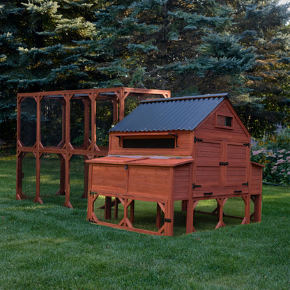 Brahma Chicken Coop + Optional Run (15-18 chickens)