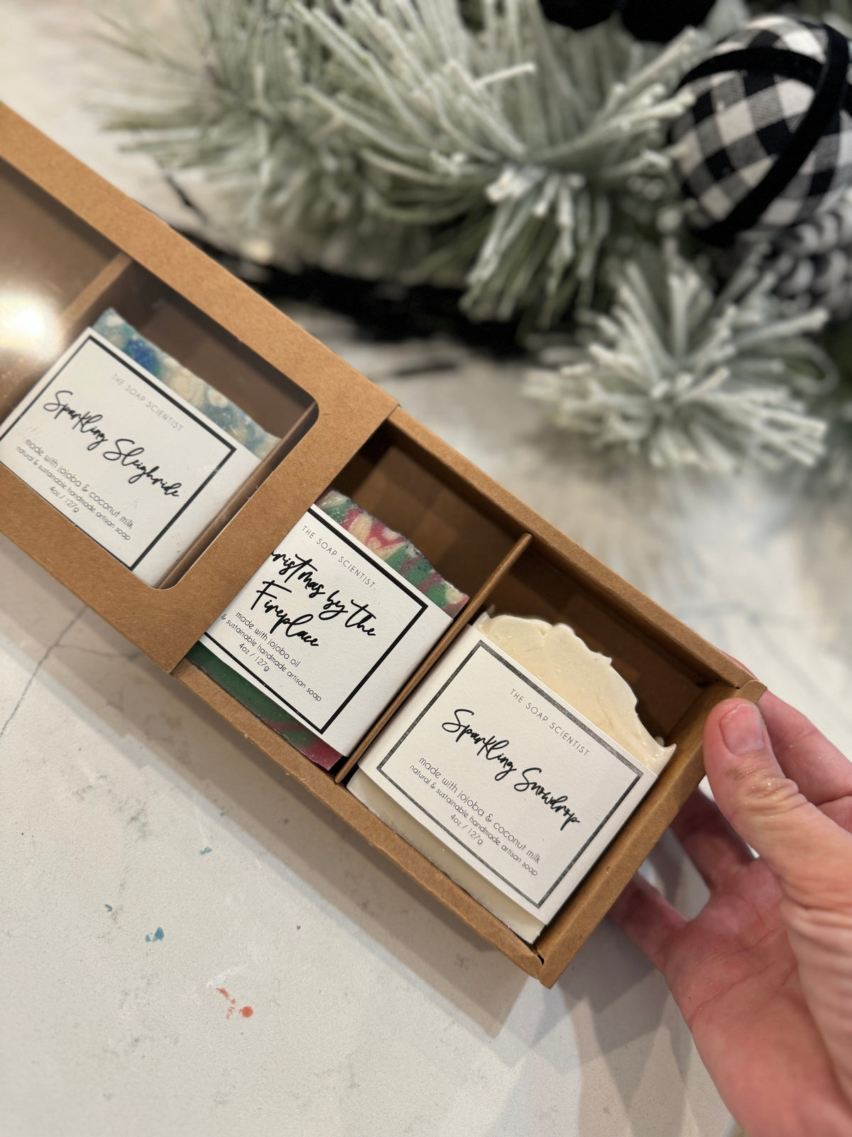 Gift Set of 3 Full-Size Handmade Soaps