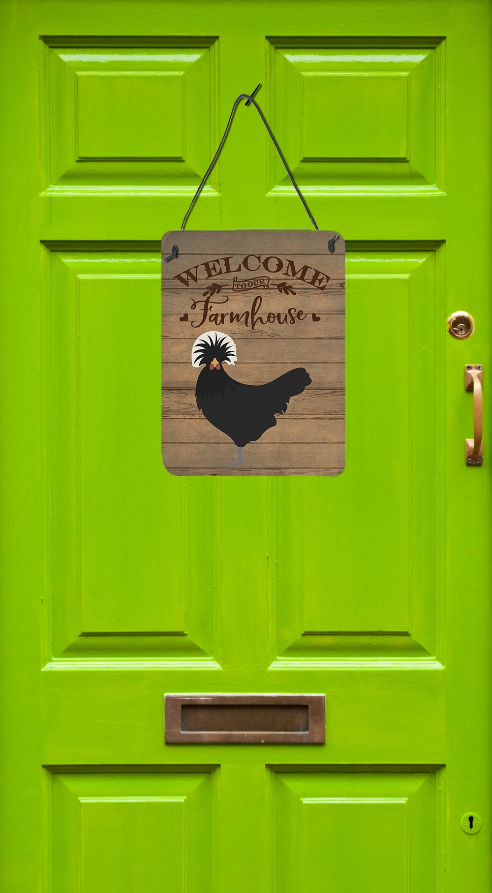 Polish Chicken Welcome Wall or Door Hanging Prints