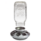 Chick Feeder w/ Glass Jar & Galvanized Base