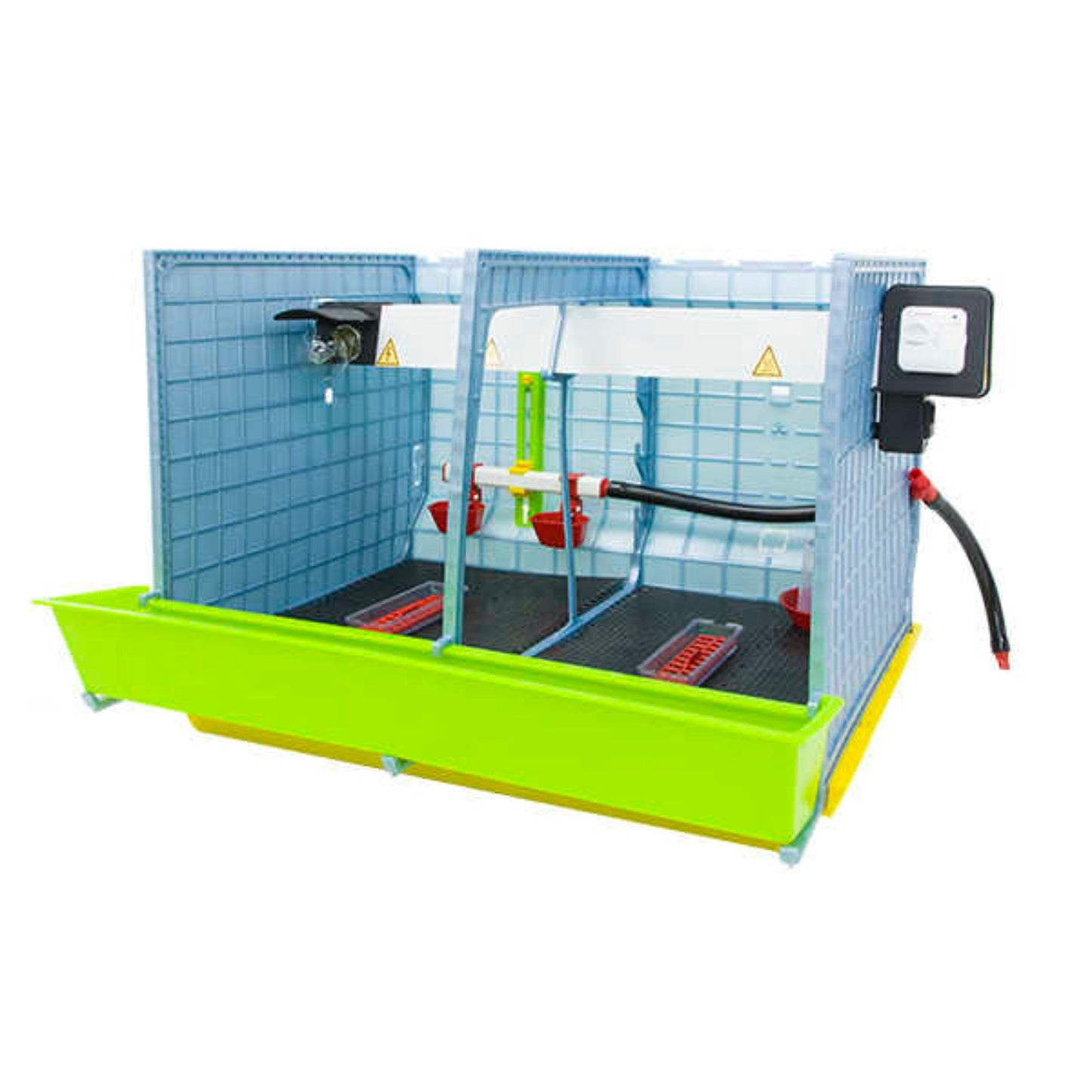 Chick Brooder - 2 Sections (Starter Kit for Chickens, Turkeys, Ducks)