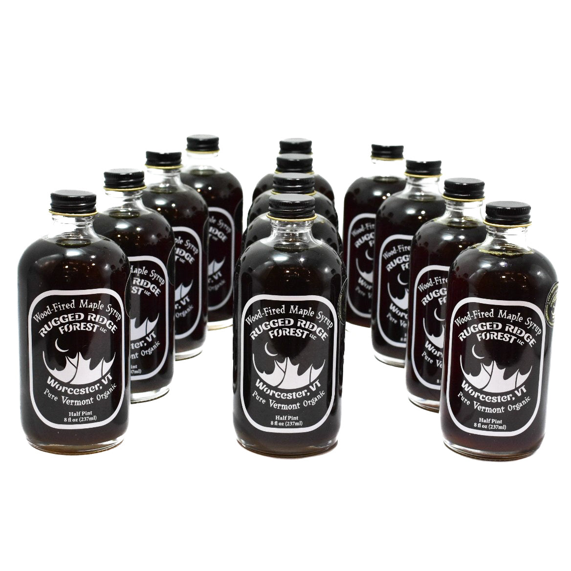 Wood-Fired Maple Syrup Case of Half Pints (12/case)