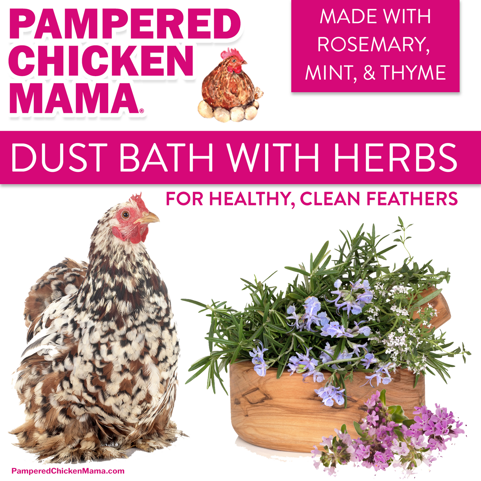 Curated visual reference: Inexpensive Ways To Repel Chicken Mites Reference: Bathing Dust With Herbs To Prevent Repel Mites 20 Pounds