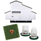 Formex Chicken Coop Kit with Feeder, Waterer, and Nest Box Liners