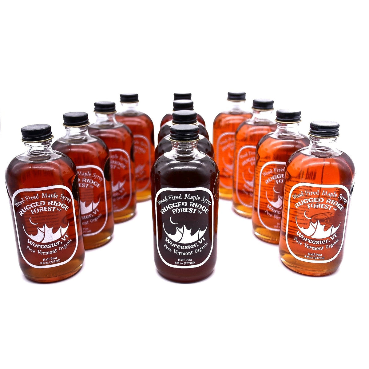 Wood-Fired Maple Syrup Case of Half Pints (12/case)