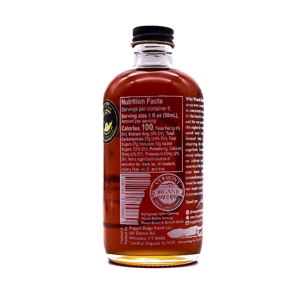 Wood-fired maple syrup half pint grade sampler