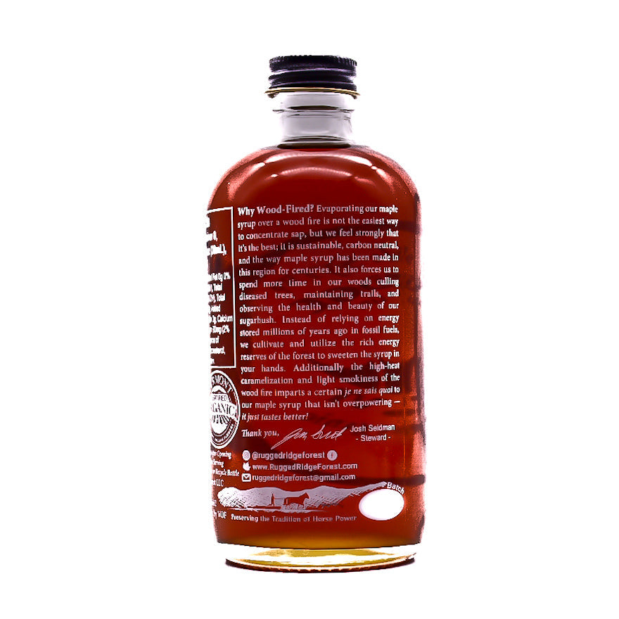 Wood-fired maple syrup half pint grade sampler