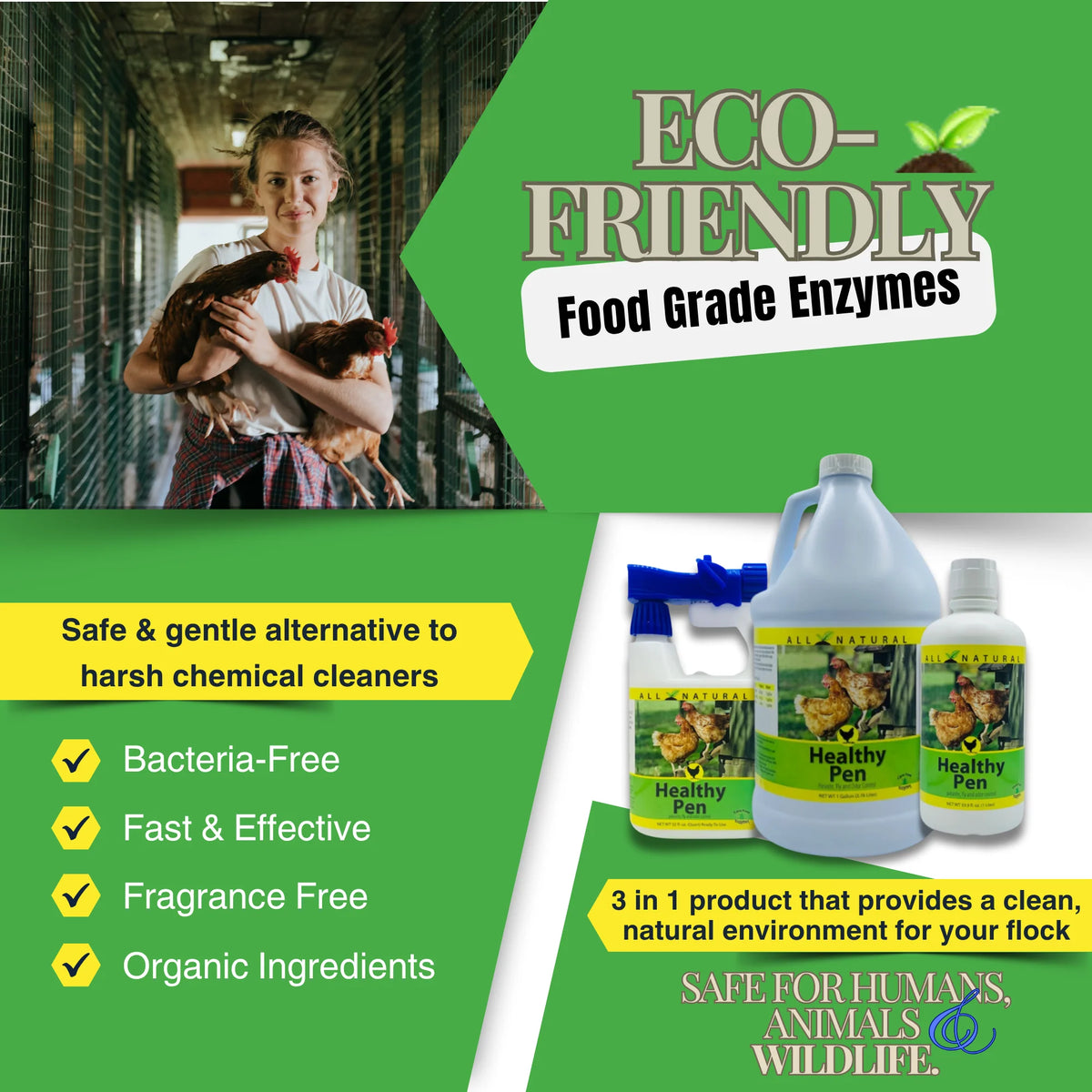 Carefree Enzymes Healthy Pen (Parasite & Odor Control)