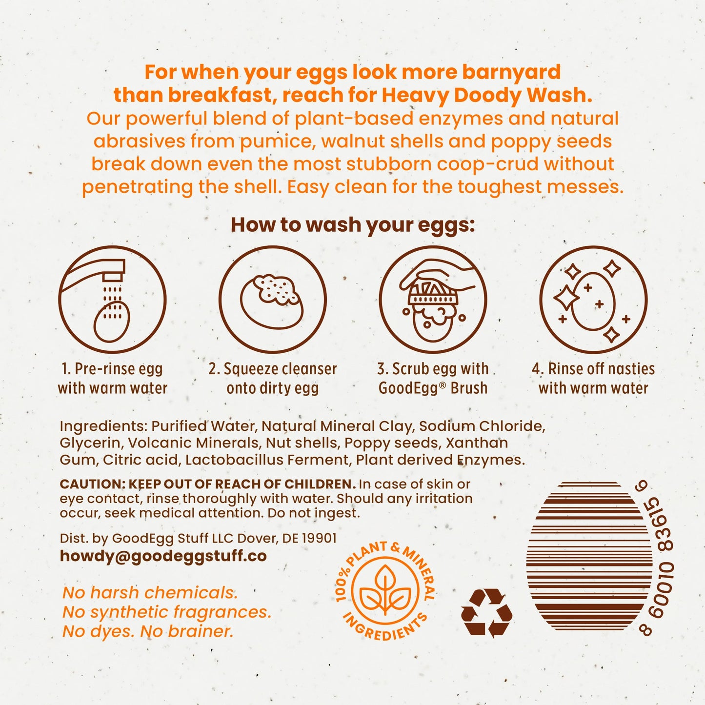 GoodEgg® Wash Heavy Doody™, 16 oz