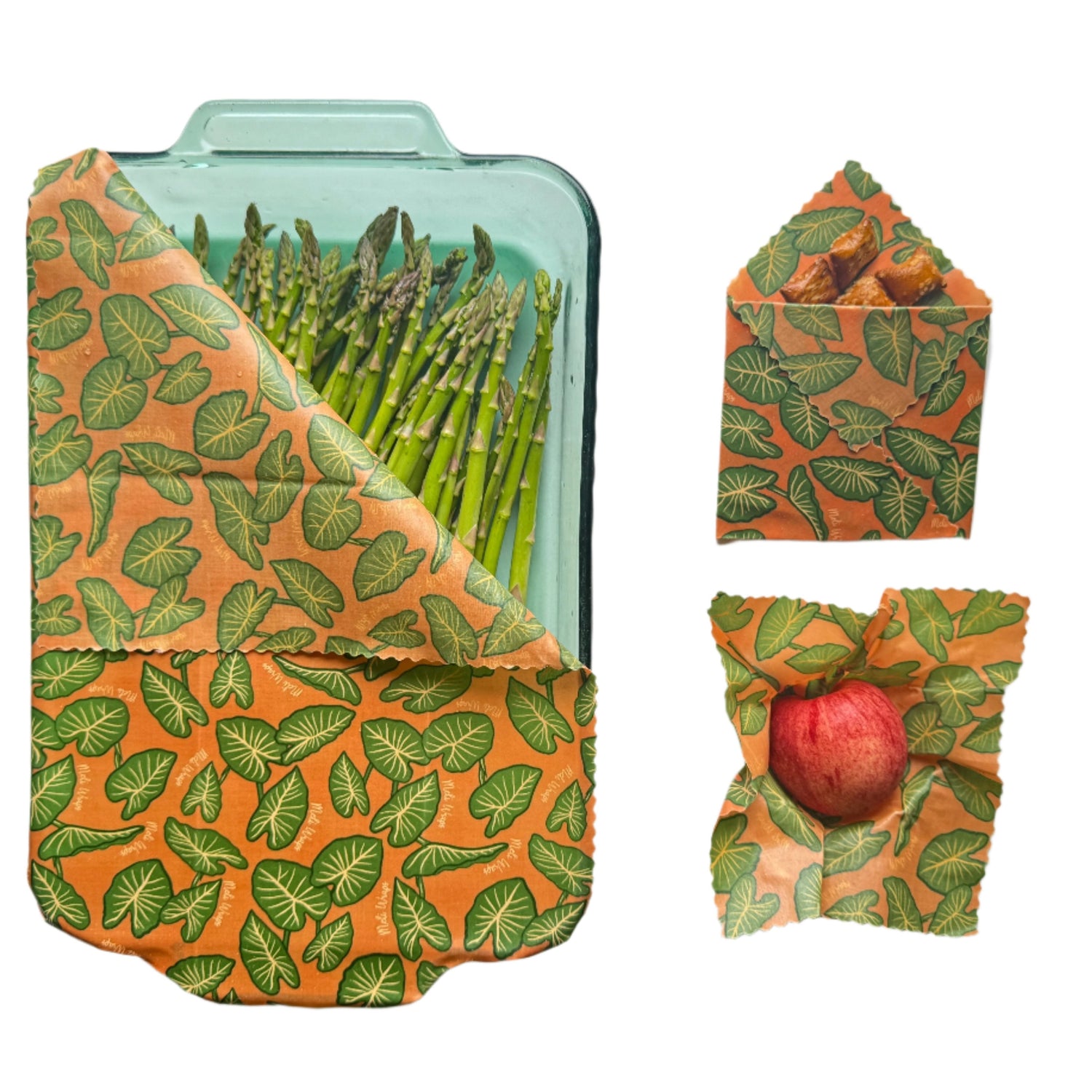 Beeswax Food Wrap - Kalo Print