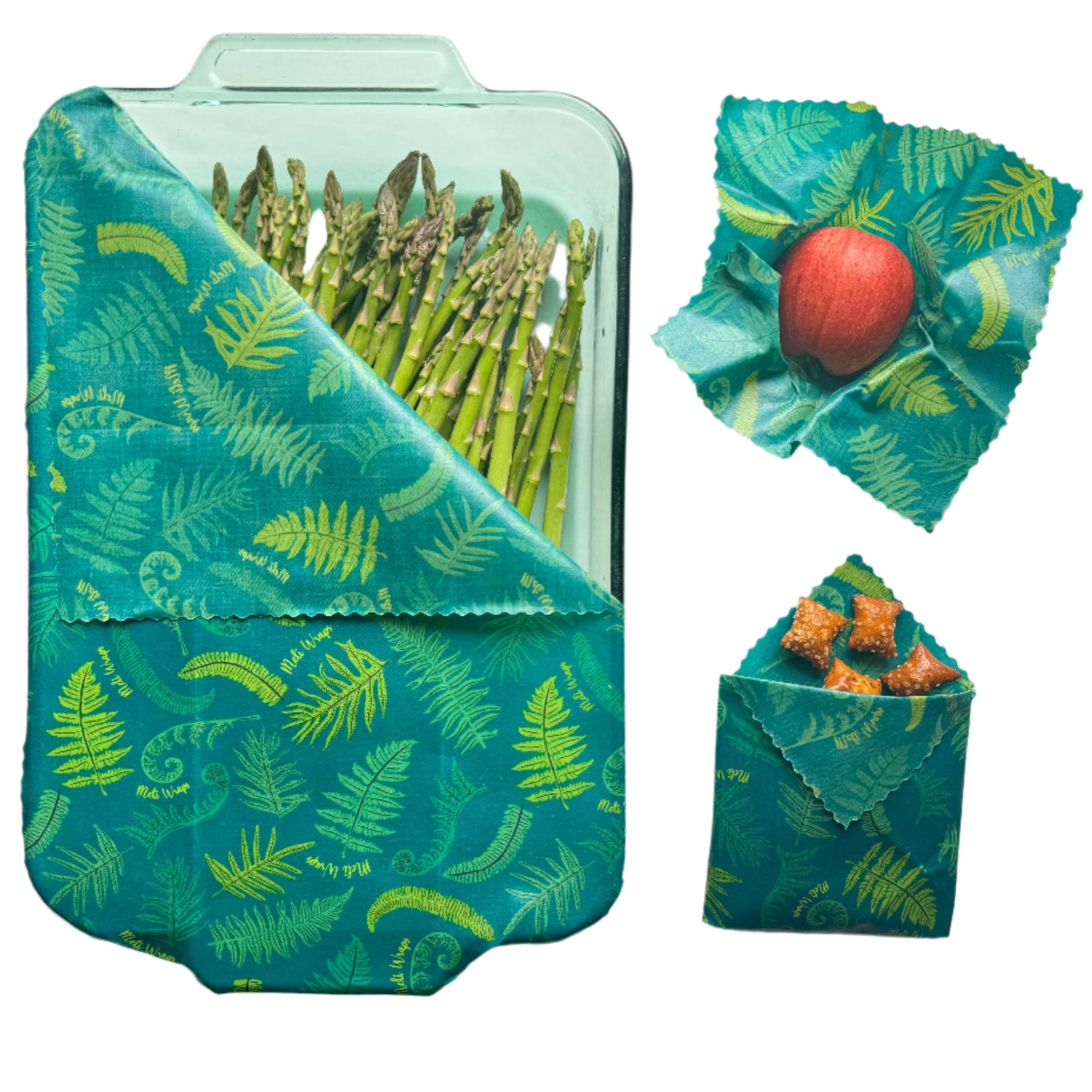 Beeswax Food Wrap - Fern Print