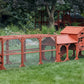 Leghorn Cottage Chicken Coop + Run (3-4 chickens)