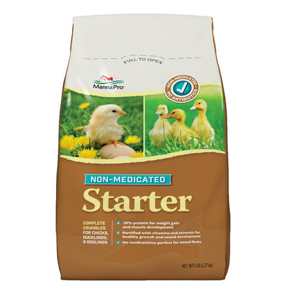Chick Starter Feed, Non-Medicated, 5lb bag