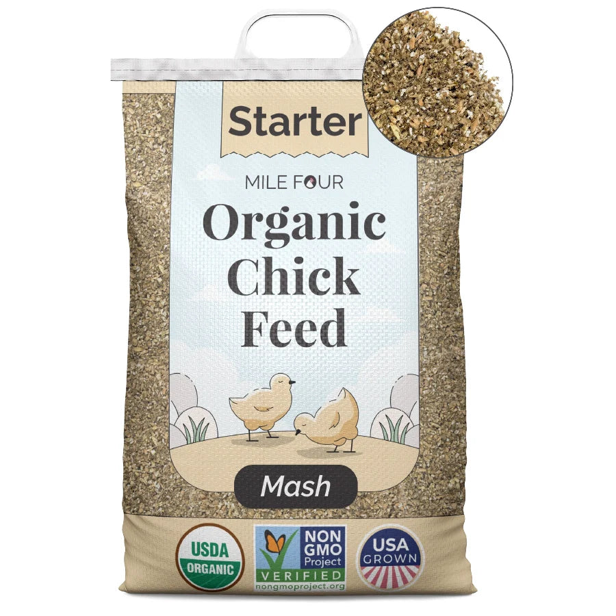 Mile Four Starter Organic Chicken Feed