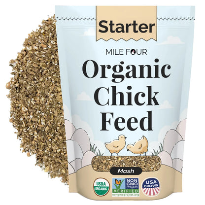 Mile Four Starter Organic Chicken Feed