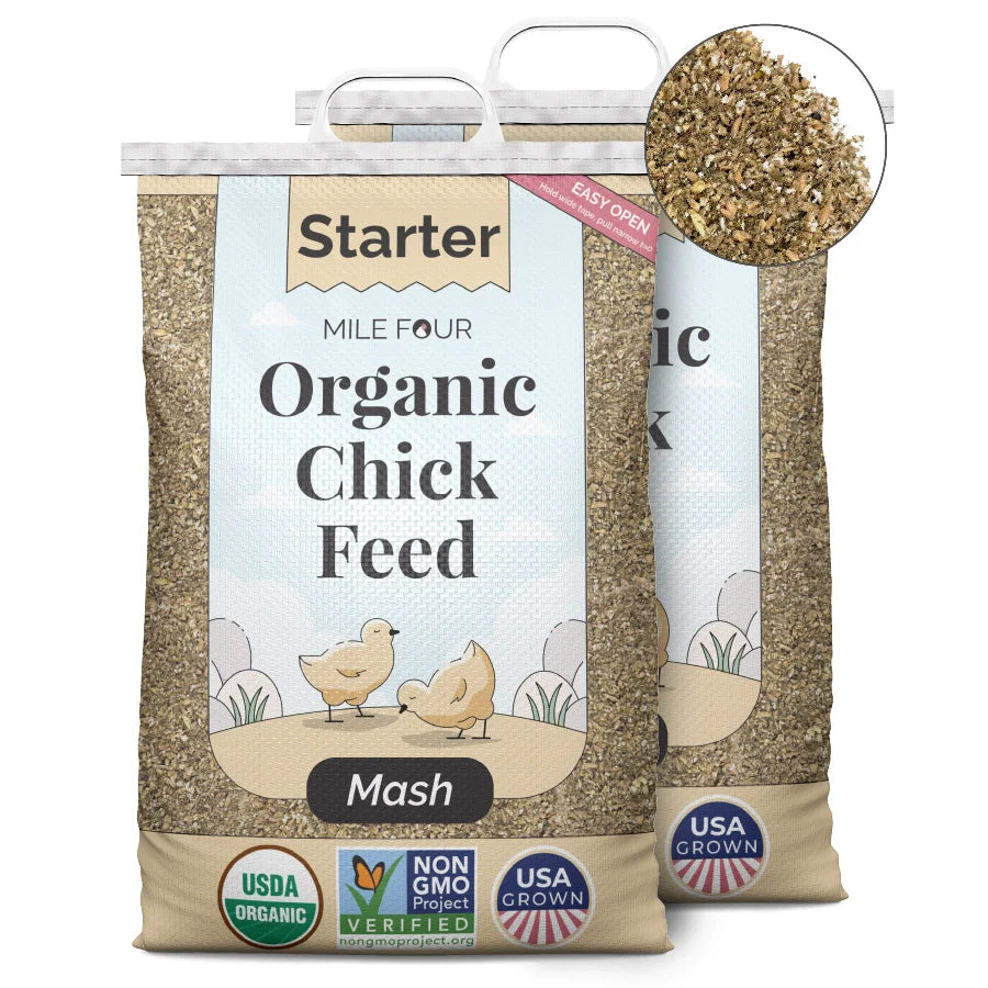 Mile Four Starter Organic Chicken Feed